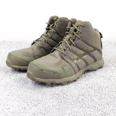 Inov8 Roclite GTX Hiking Boots Womens 7 Mid Top Trail Shoes Green Khaki Lace Up