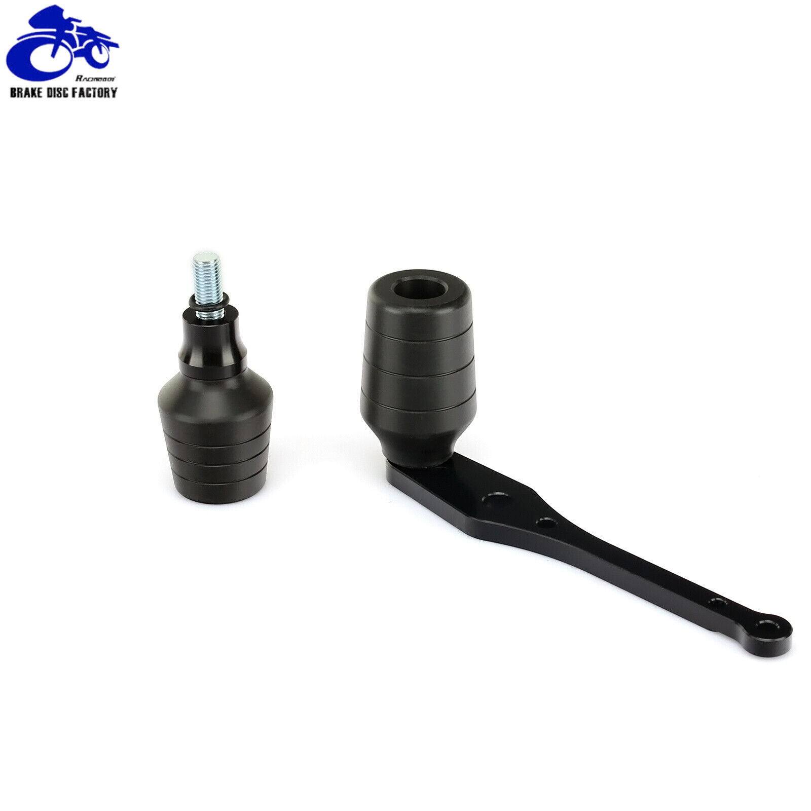 CNC Aluminum Frame Sliders Protector Crash Pads For Yamaha YZF R6 08 09-16 Black