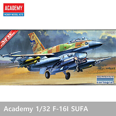 Academy #12105 1/32 F-16I SUFA Combat Israel Air Force Plane Hobby Model Kits