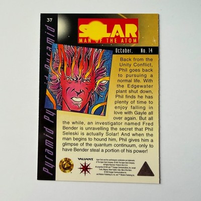 1993 Upper Deck The Valiant Era #37 Solar Man of the Atom #14