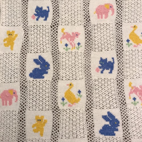 With Animals 42 X 38 Bunnies Ducks Elephants Bears