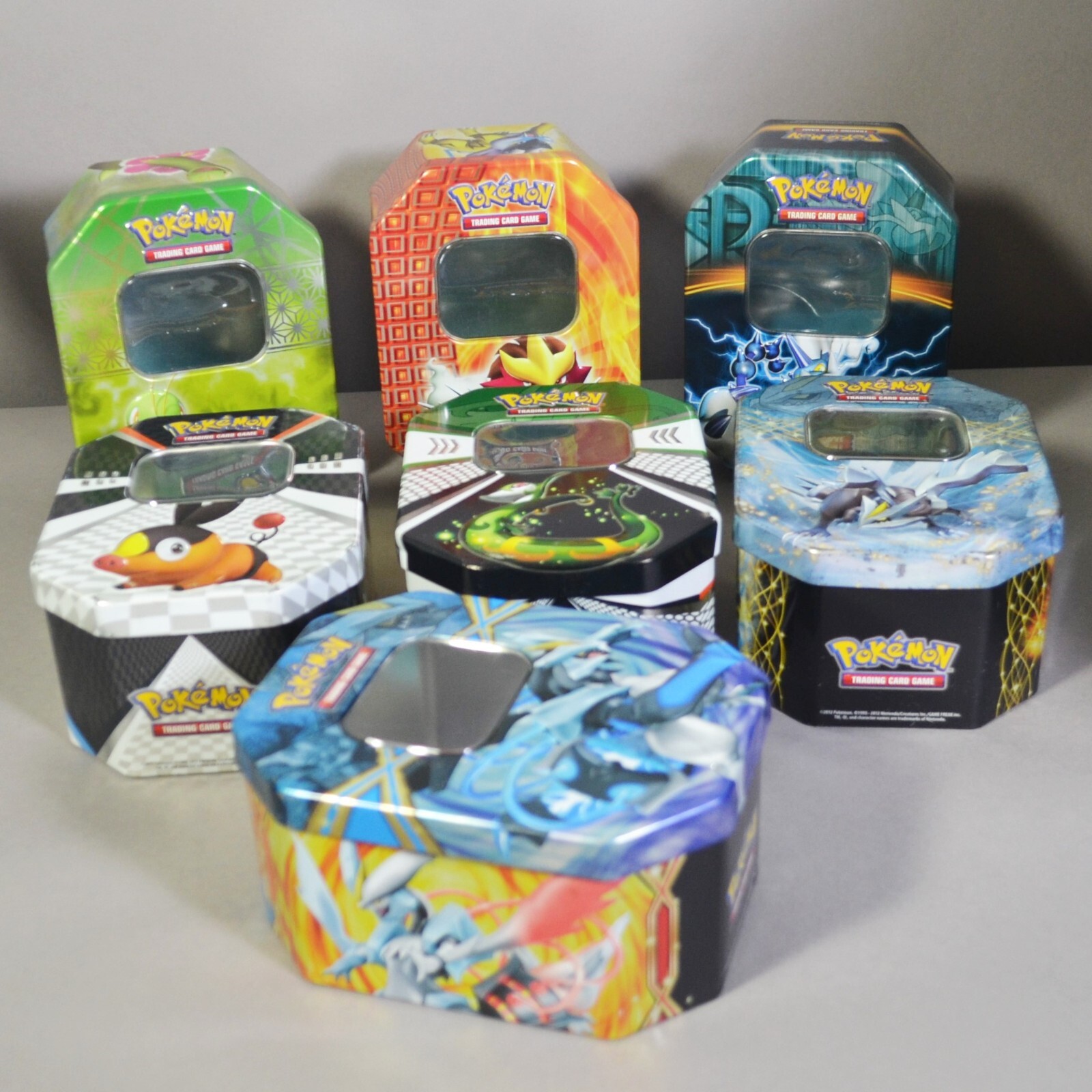 Pokemon Gaming Empty Card Collector Tin Box Medium 2010