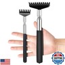 Oversized Back Scratcher Set, 2 Pack Portable Extendable Stainless Steel Telescoping Massage Tool, Gift/Stocking Stuffers for Men Women
