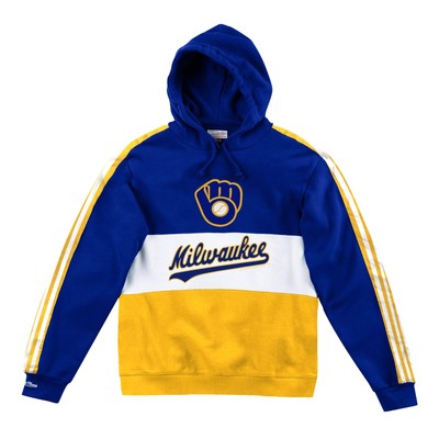 Мужская флисовая толстовка с капюшоном для лучшего бомбардира Milwaukee Brewers