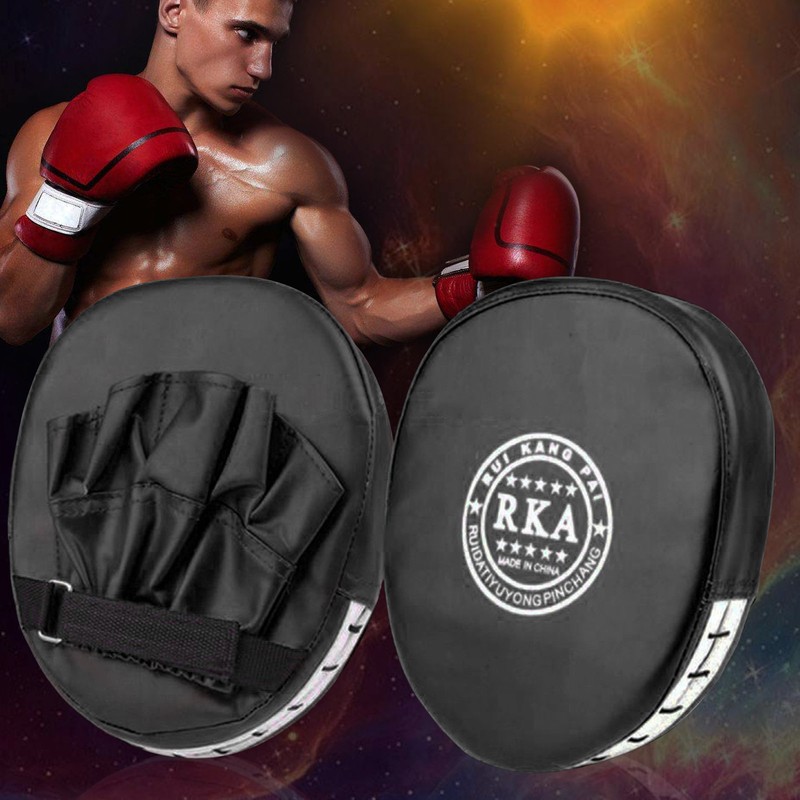 2x Pratzen Focus Pad Handpratzen Schlagpolster Kampfsport Pratze Boxen Training