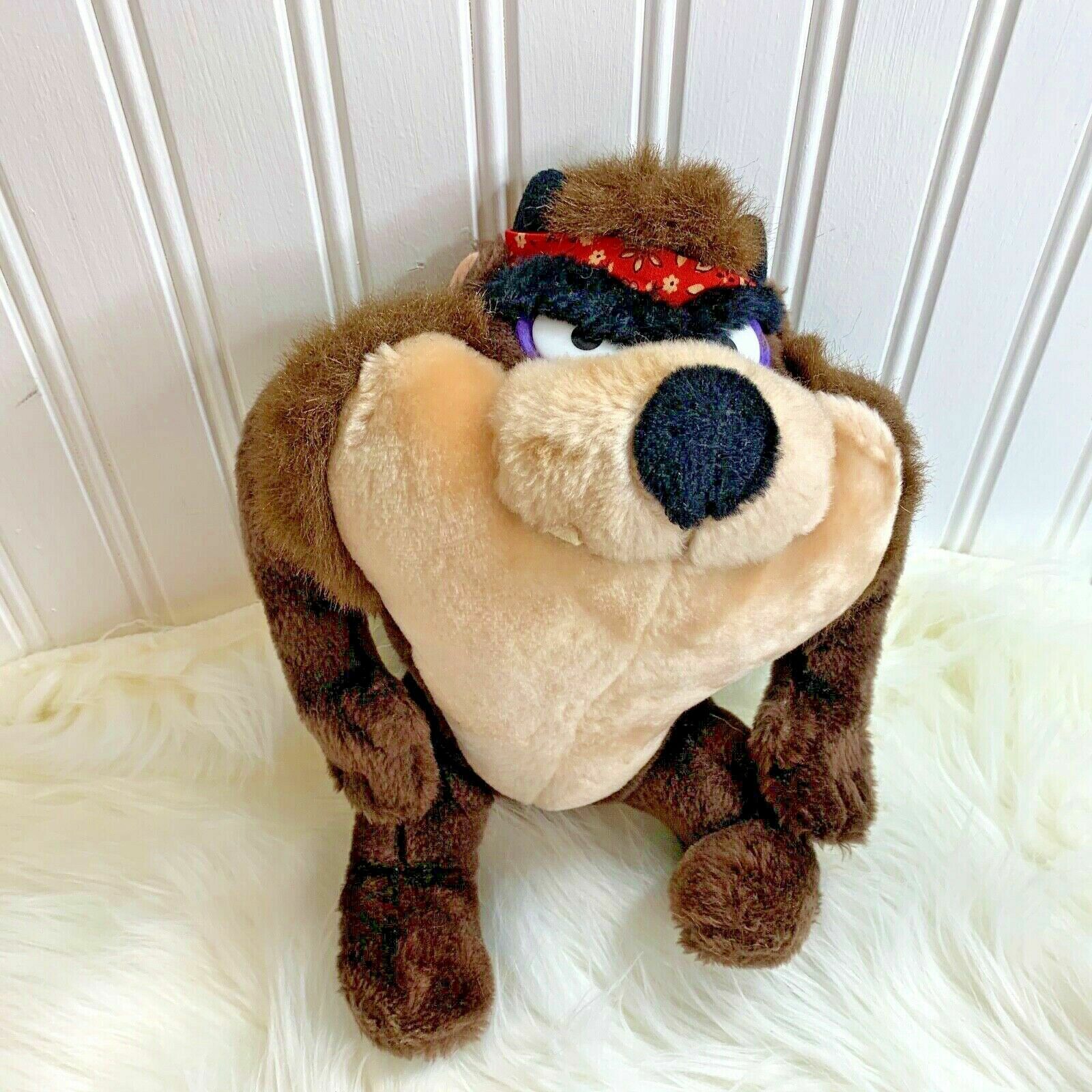 Tasmanian devil Taz Plush Stuffed Animal Toy Warner Bros headb...