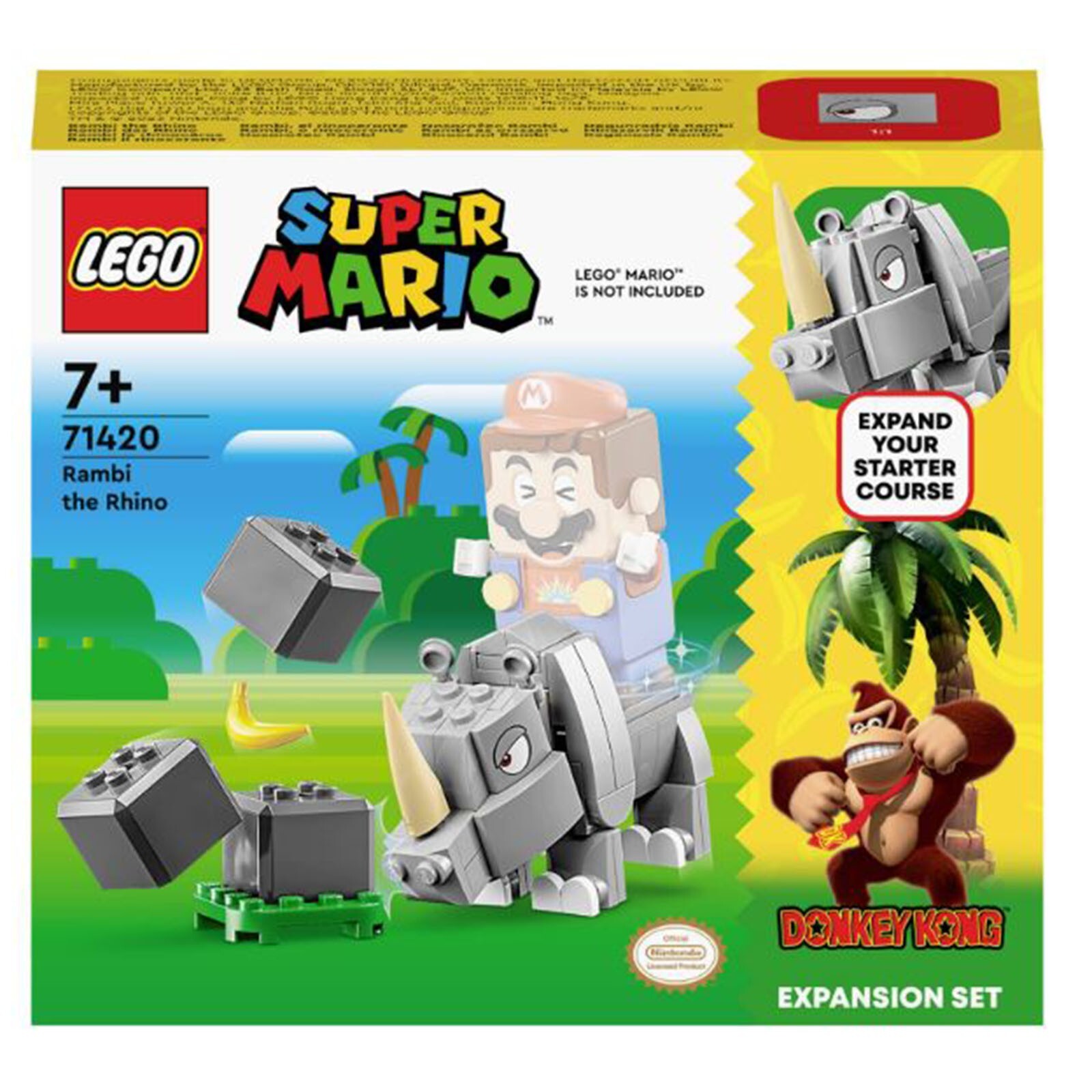 Конструктор LEGO Super Mario Рэмби-Носорог 71420 НОВЫЙ