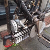1949 Mosquito AutoCycle 32cc Two Stroke Classic Vintage Rare, 20 MPH, WoW.