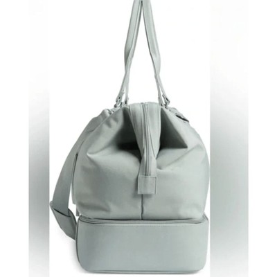 Pre-owned Beis Weekender Bag In Slate Blue Grey In Gray