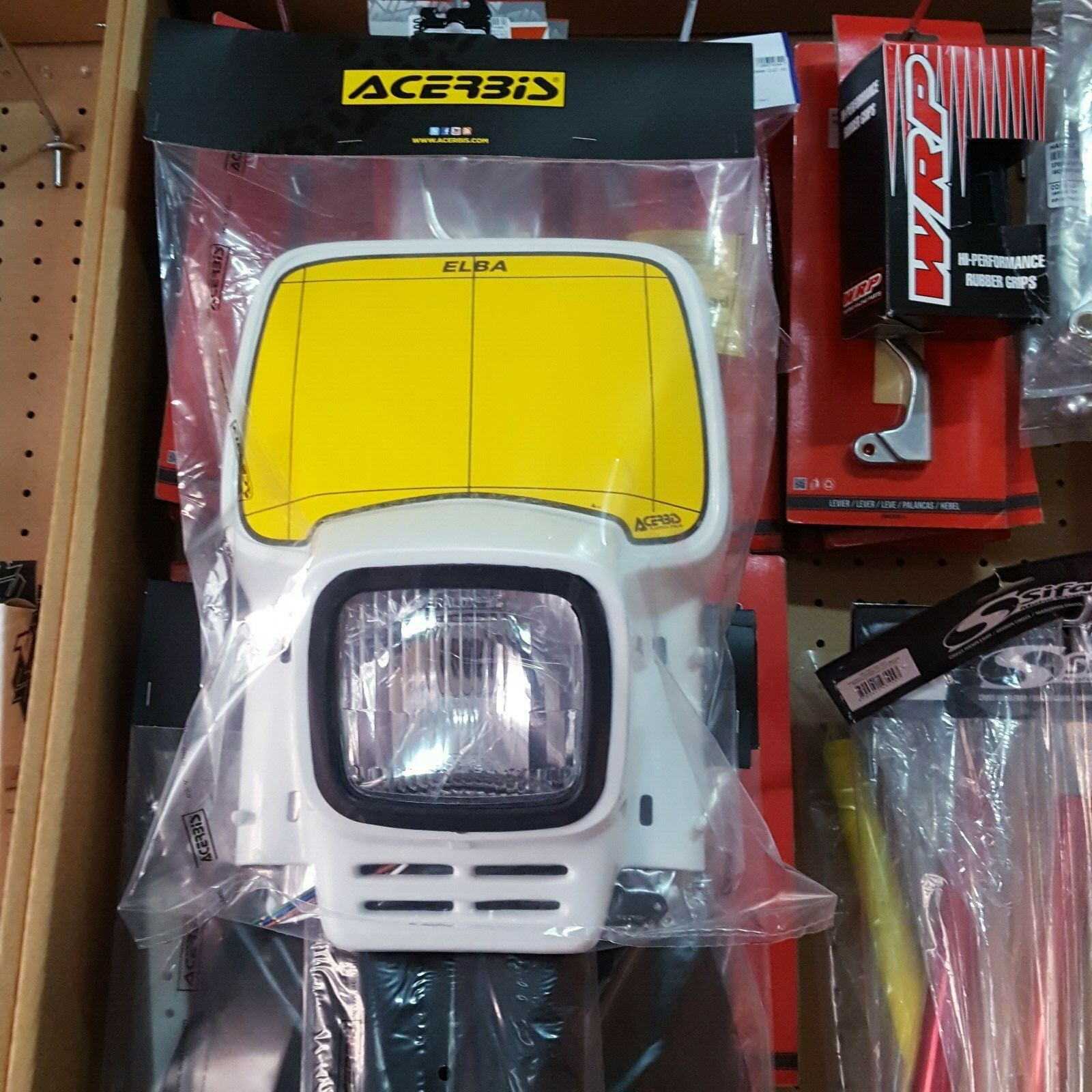 Acerbis Portafaro Mascherina Bianco Elba Enduro Vintage