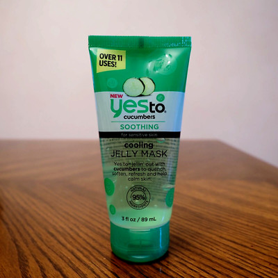 New YES TO Cucumbers Soothing Cooling Jelly Mask 3 Fl Oz