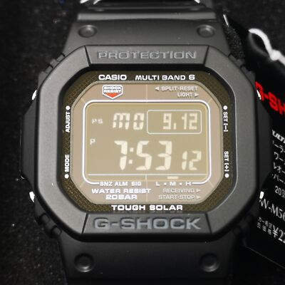 CASIO G-SHOCK GW-M5610U-1BJF Black 20 ATM Waterproof Solar