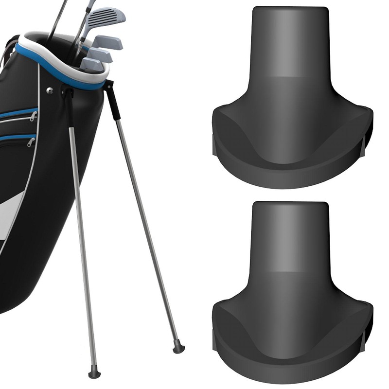 Bag Stand Replacement Feet Accessories Rubber Feet Golf Bag Stand Black
