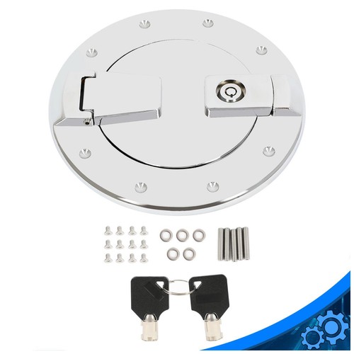 Для Hummer H2 &H2 SUT 03-09 Хромированная запирающаяся дверца топливного бака Крышка крышки бензобака АЛЮМИНИЕВАЯ