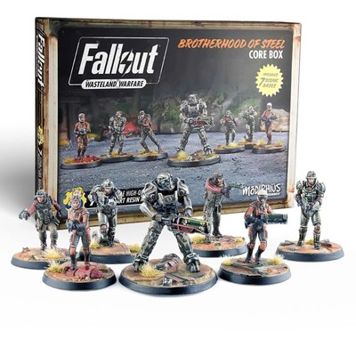 Modiphius Entertainment Fallout Wasteland Warfare: Brotherhood of Steel Core ...