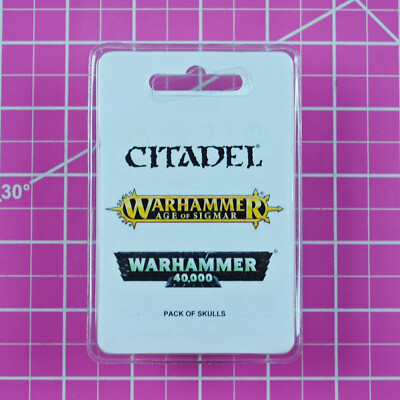 Warhammer 40K Pack of Skulls NIB Finecast - Citadel Bits Bitz Chaos Undead Bases