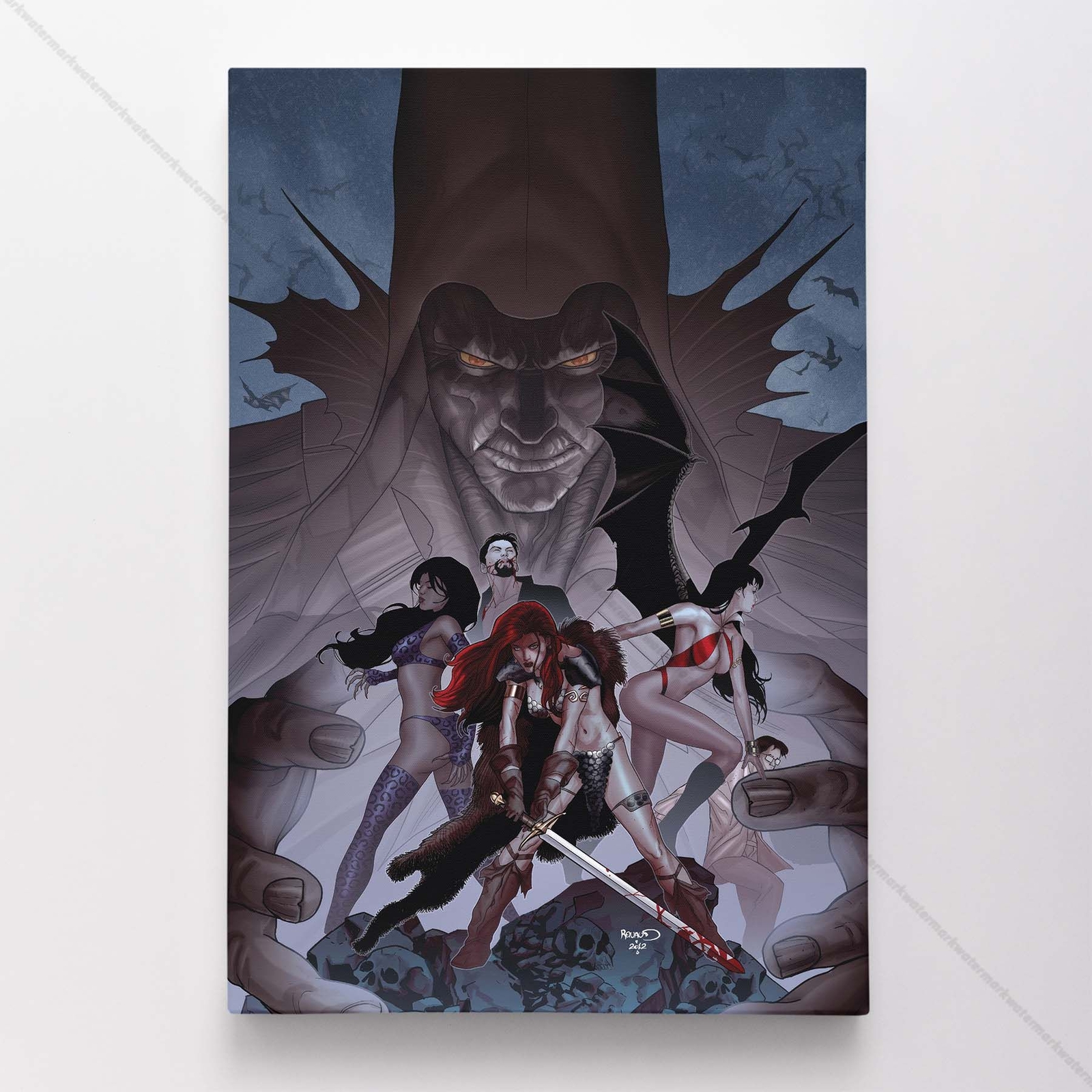 Red Sonja Poster Canvas Comic Book Art Print #1571