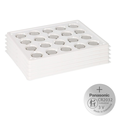 100x Panasonic CR2032 Batterie Lithium Knopfzelle CR2032BS Bulk