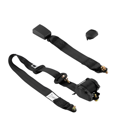 Universal Retractable 3-Point Safety Seat Belt Car Vehicle Safety Strap Buckle