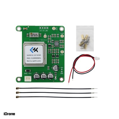 10MHz OCXO Ultra-low Phase Noise Clock Board 3CH Output for Raspberry Pi 4B