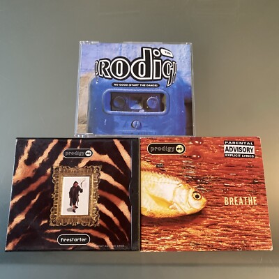 Prodigy 3 IMPORT   LOT : Firestarter, Breathe, No Good Start The Dance VG+