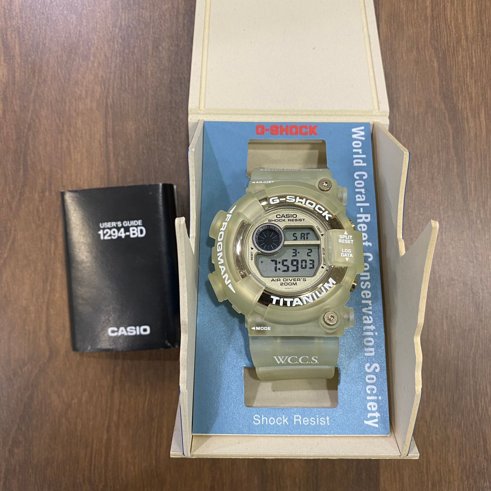 CASIO G-SHOCK DW-8201WC-9T W.C.C.S Frogman NOS | eBay CASIO G-SHOCK DW-8201WC-9T W.C.C.S Frogman NOS | eBay