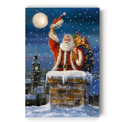 Midnight Visit  -Gallery Wrapped Canvas