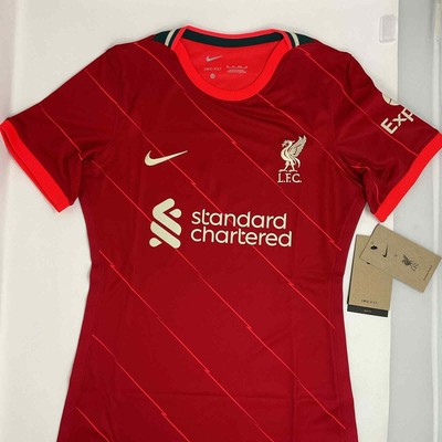 Nike Liverpool FC 20-21 Stadium Home Women Soccer Jersey Red Size XS DB2539-688