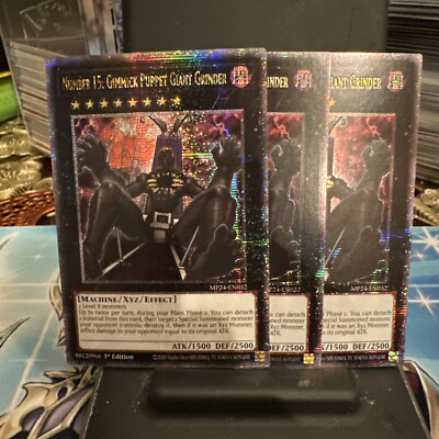 ***3X NUMBER 15: GIMMICK PUPPET GIANT GRINDER*** MP24-EN032 QCSR NM YUGIOH