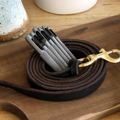 6pc Universal Tool Heavy Duty Leather Hollow Punch Set