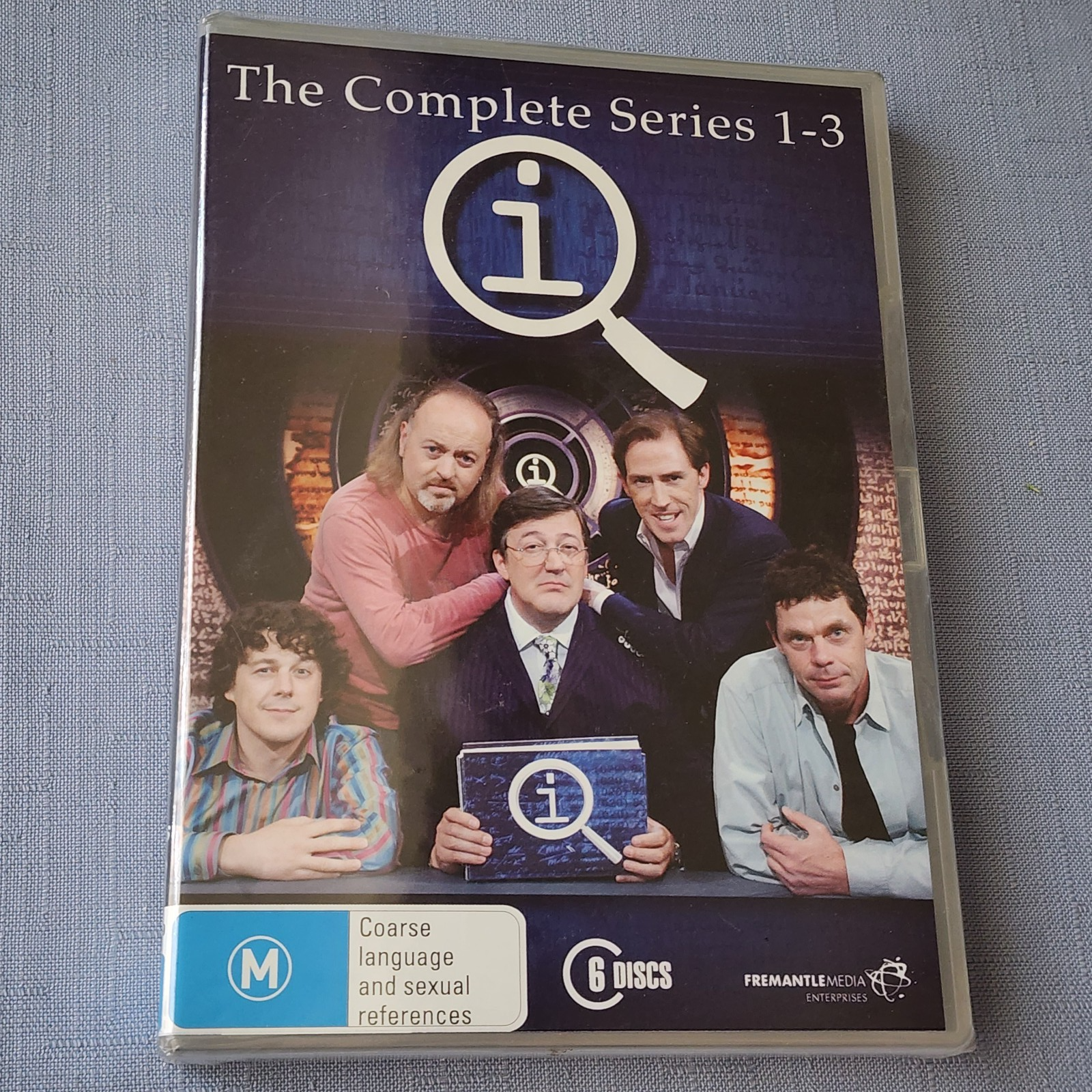 QI - The Complete Series 1-3 (DVD) All Regions New Sealed Stephen Fry