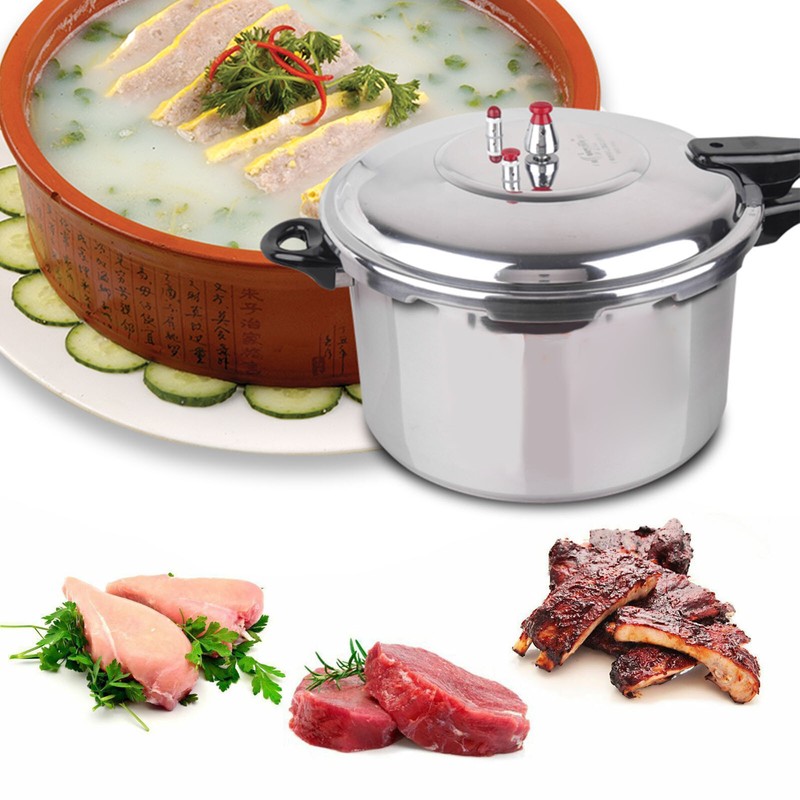 5 L Stainless Steel Stovetop Pressure Cooker Casserole Stockpot Induction Base