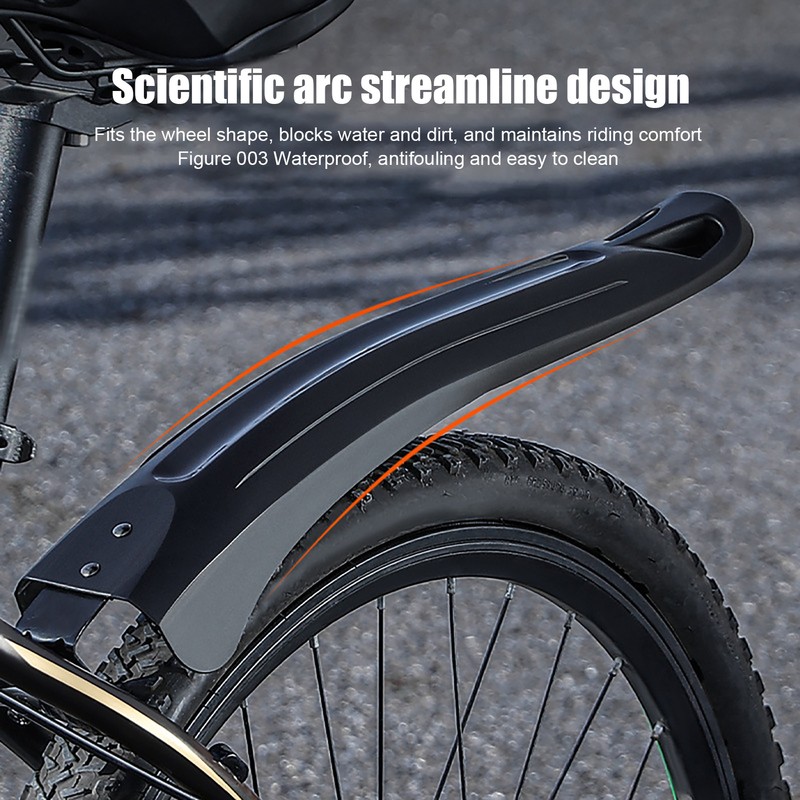 Bicycle Fender Suitable Bicycles MTB Rear Shock BIKE Anti-Splash for 26-29 inch