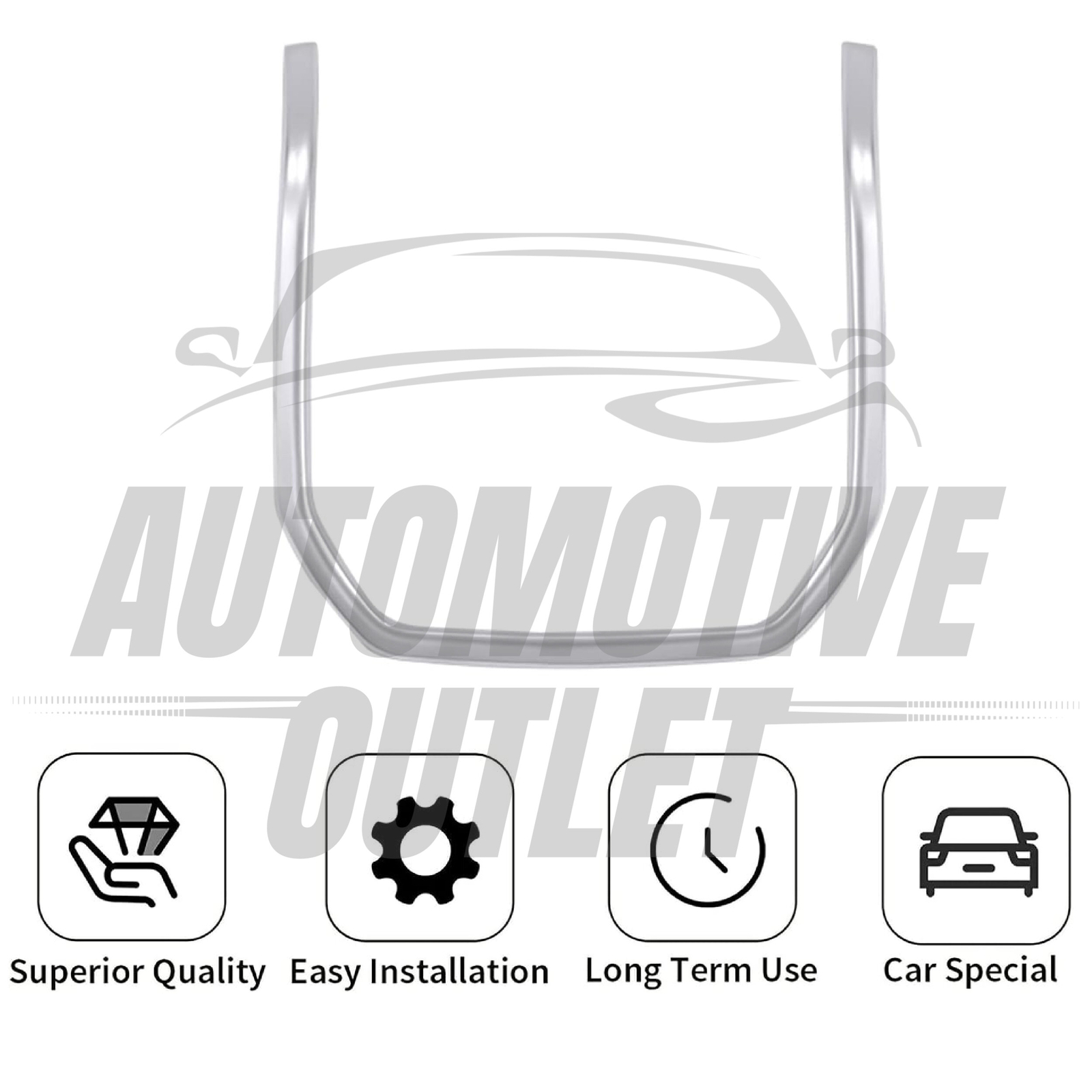 CAR STEERING WHEEL CHROME PLATED TRIM STRIP FITS RANGE ROVER EVOQUE L538 2012-18 5