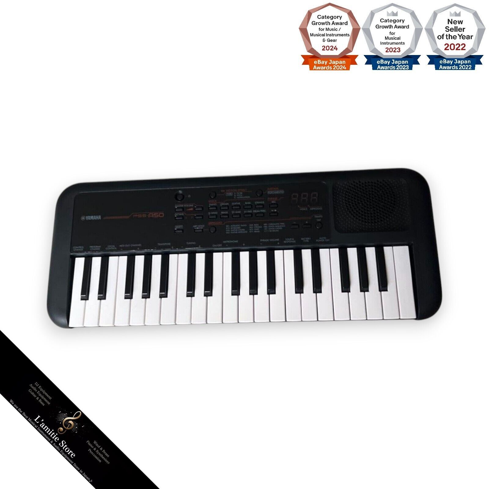 YAMAHA PSS-A50 Electronic 37 Mini Keyboard Black Japan YAMAHA PSS-A50 Electronic 37 Mini Keyboard Black Japan