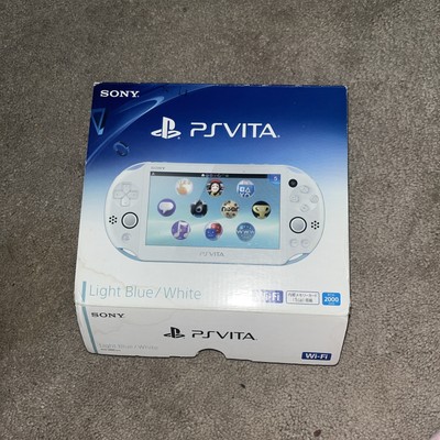 SONY PS Vita PCH-2000 Light Blue White W/Box Select 3Rank【1Day