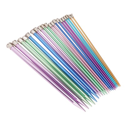 10in Knitting Needles Set Ultra Light Aluminum Various Sizes For Knitting DI FBH