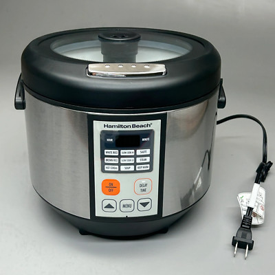 HAMILTON BEACH Digital Multicooker 4.5 Quart Capacity (New)