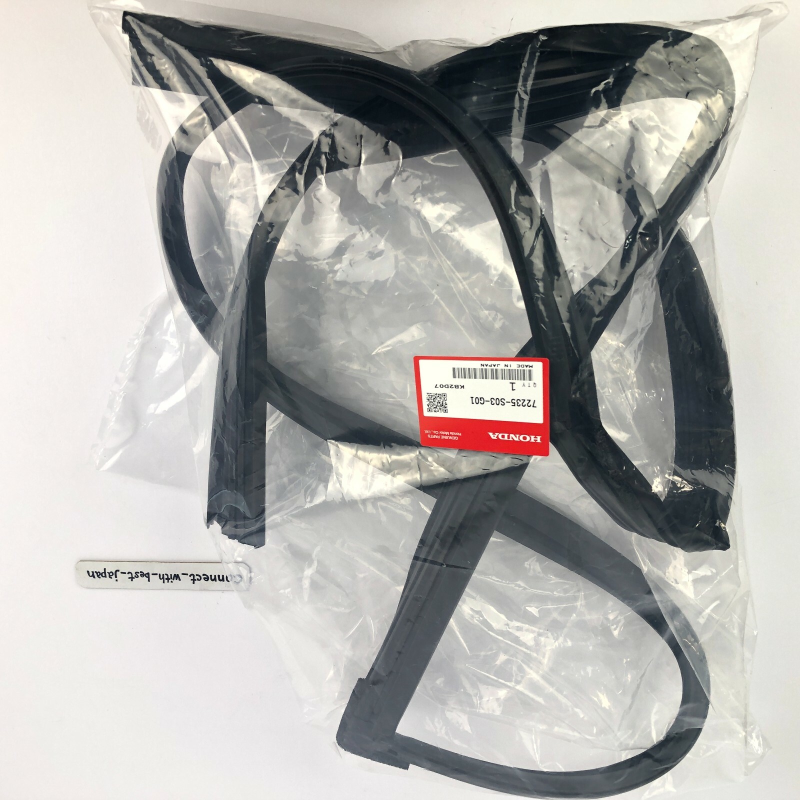えり HONDA GENUINE Right Front Door Run Channel Weatherstrip