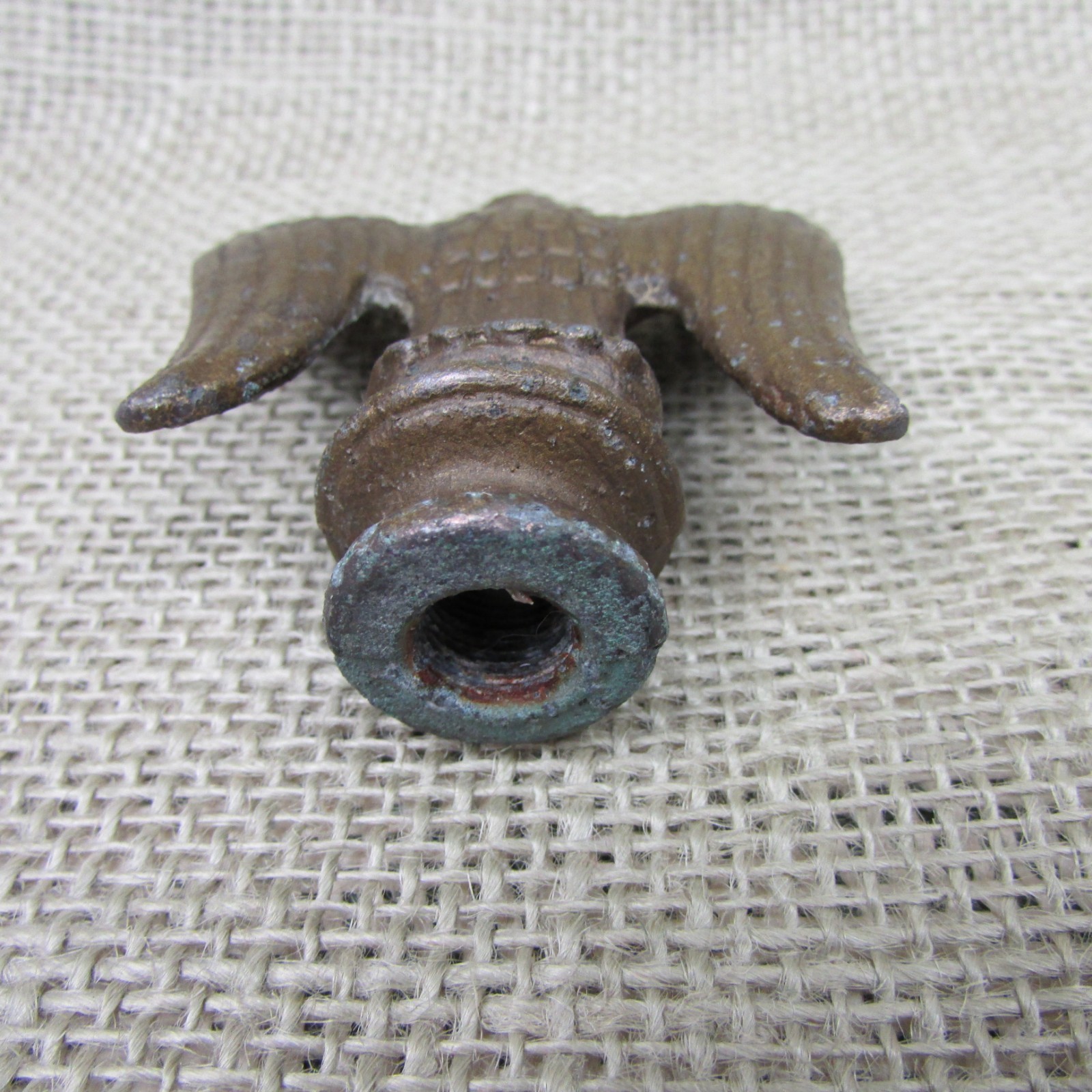 Vintage Brass Eagle lamp finial 2 3/4