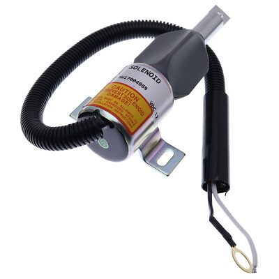 Fuel Stop Solenoid Fits Woodward 1753ES 1700-4069 12V Takeuchi Engine TL140