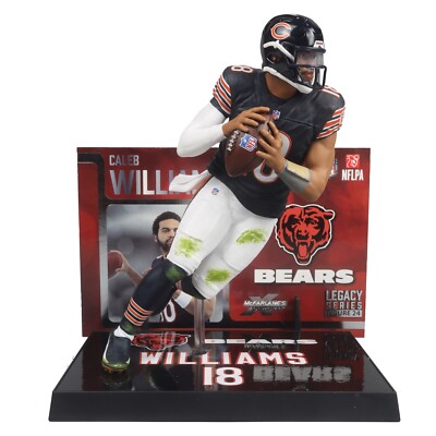 McFarlane  CALEB WILLIAMS Chicago Bears NFL Sports Legacy Series 2024 Figure