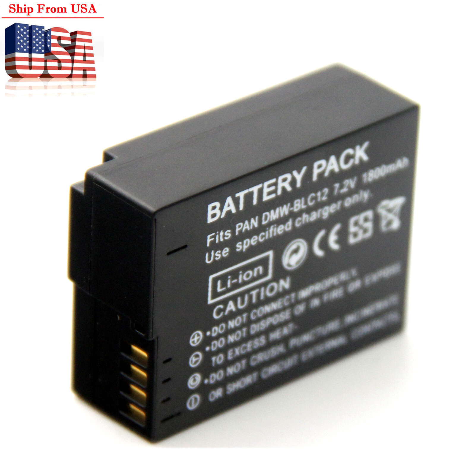 Battery For DMW-BLC12 Panasonic Lumix DMC-FZ1000 II DMC