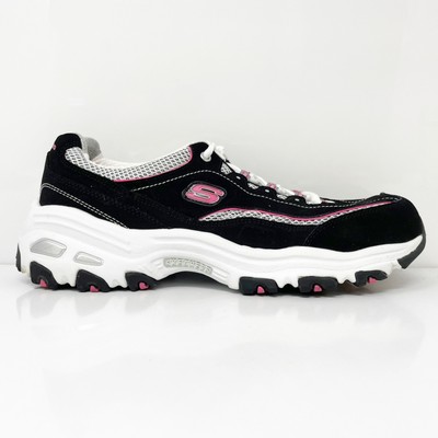 

Skechers Womens D Lites 11860EW Черная повседневная обувь Кроссовки Размер 8.5, Черный, D Lites