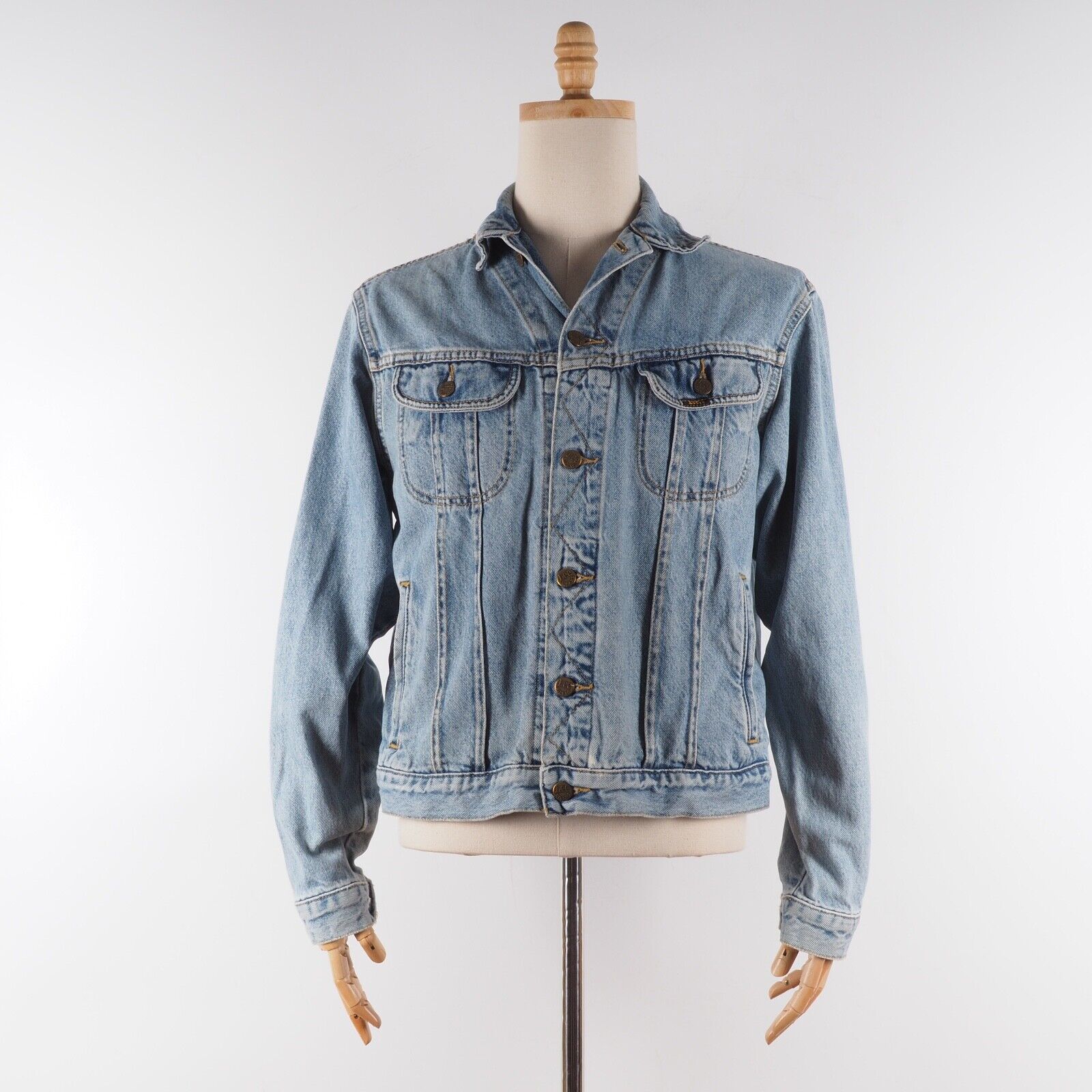 Lee Vintage Mens Sanforized Union Made Rider 153436 Denim Lee Vintage Mens Sanforized Union Made Rider 153436 Denim