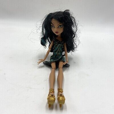 Monster High Doll Cleo De Nile Frights Camera Action Black Carpet
