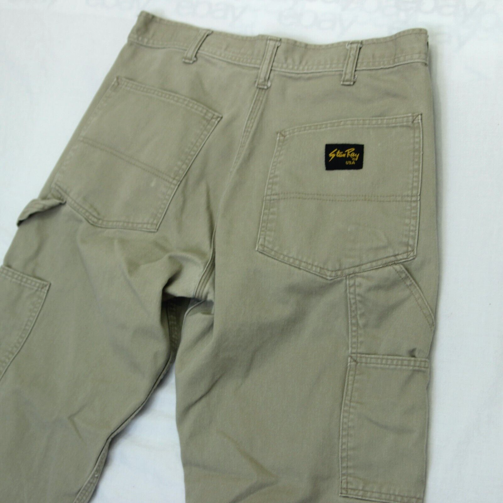 【DISCERNMENT】Ray String Basic Cargo Pants Stan Ray Cargo Pants - Black Ripstop | Flatspot