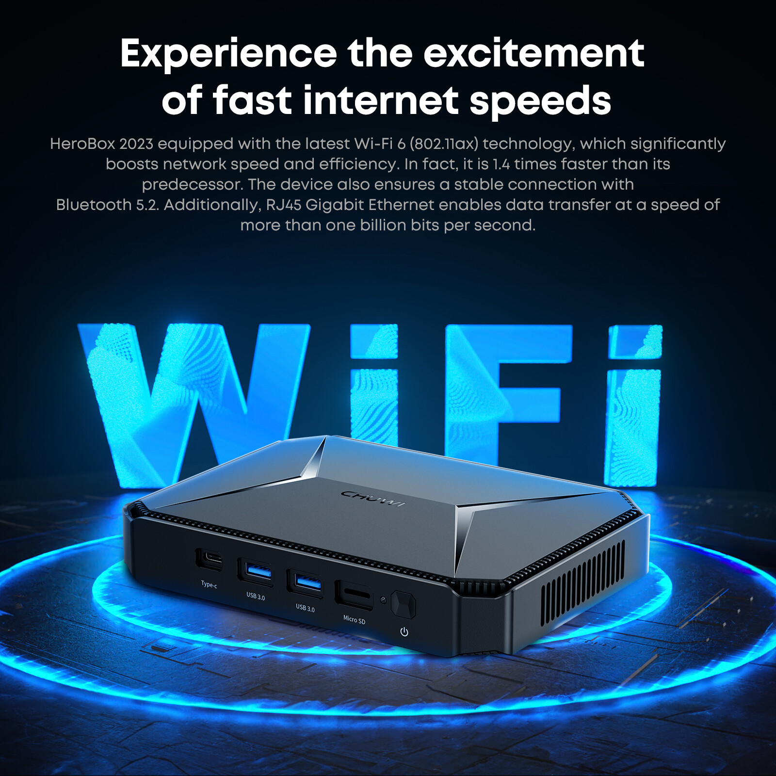 CHUWI Intel N100 4K Mini PC 8GB DDR4 256GB SSD WiFI 5 BT 4.2