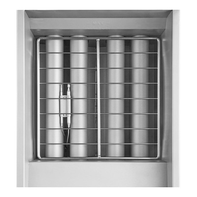 Liquid Propane 50 lb. Stainless Steel Floor Fryer - 120,000 BTU