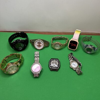 Men s/women s Watch Lot. Guess, Casio, Fossil, ETC .. 9 Watches In Lot